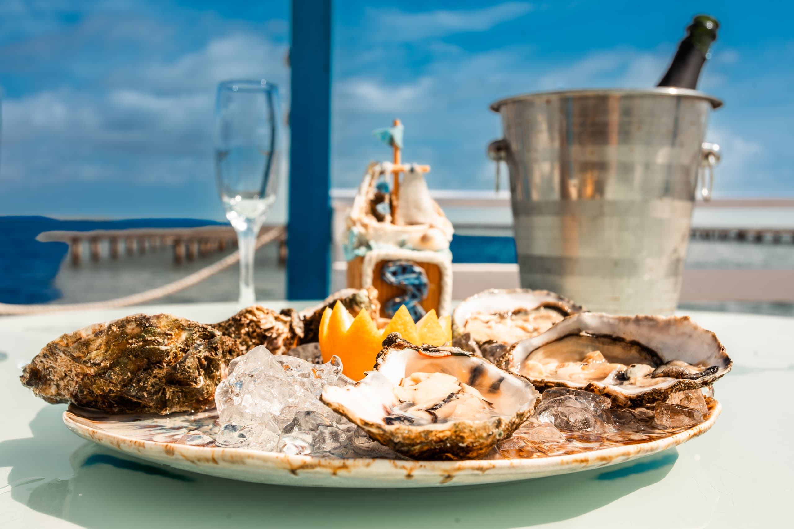 Visita amb degustació de musclos i ostres + beguda a la musclera de l'Avi Agustí amb barco taxi.